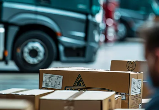 Alım ve teslimat için hazır paketler